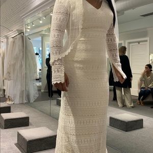 Ivory lace Wedding Dress Size 14